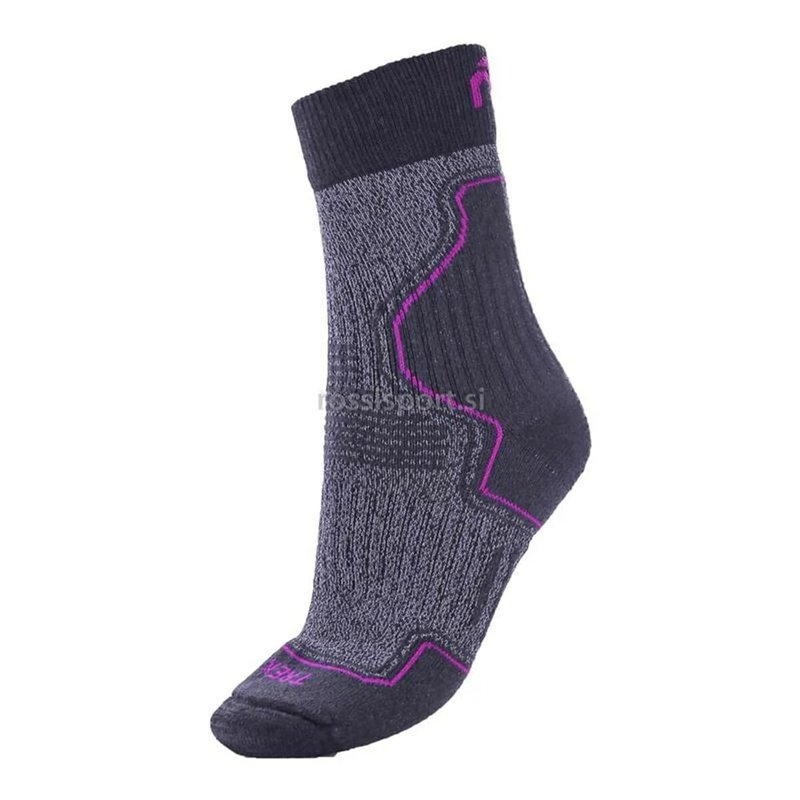 Image secondaire de MICO Light Trekking Chaussettes Courtes Chaussette Foot, Gris, M