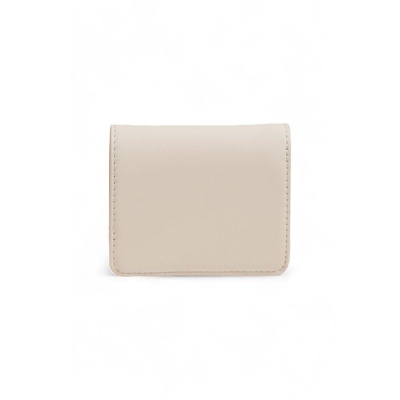 Image secondaire de Love Moschino Portefeuille uni beige avec fermeture à clip - Portefeuilles, Beige