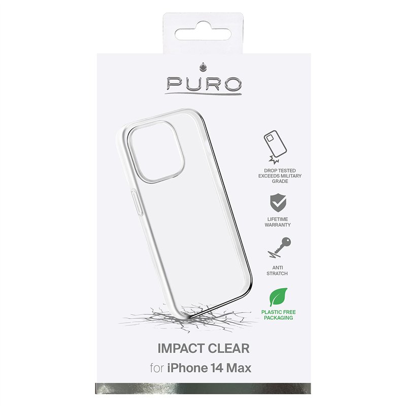 Image secondaire de Puro Coque Impact Clear Compatible avec Apple iPhone 14 Pro Max Transparent