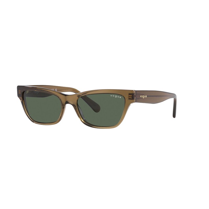 Image secondaire de Vogue Mixte 0vo5514s 53 304771 Lunettes de Soleil, Dark Brown Kaki/Dark Green, Taille Unique