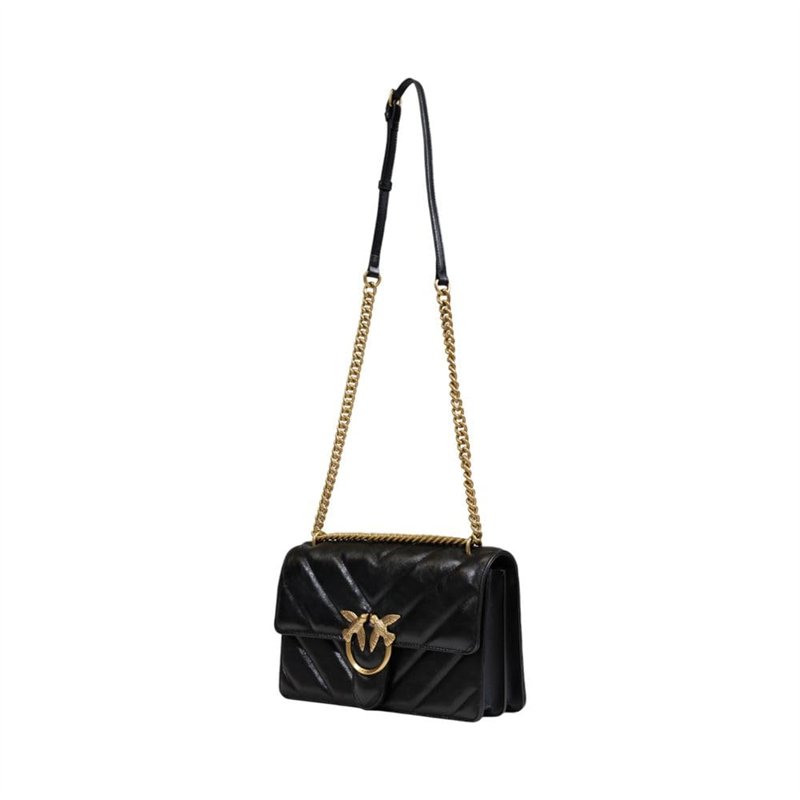 Image secondaire de Pinko Sac love one classic bandoulière chevron brillant 100941 A1UR Z99Q noir, Noir
