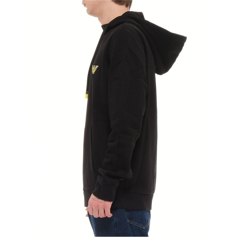 Image secondaire de Emporio Armani Sweat Homme, Capuche, Noir, M, Noir , M