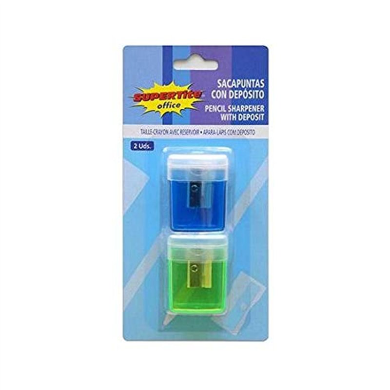 Supertite Taille-crayon avec Réservoir Multicolore