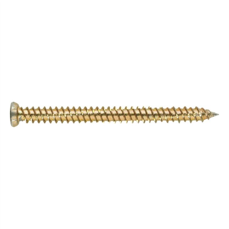 Index hp75072 – Vis Béton Tête Plate filetage Hi-Lo pointe diamant torx-30 bichromaté 7,5 x 072