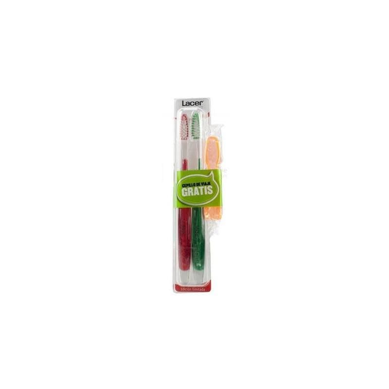 Brosse à Dents Lacer Technic Medio (3 Pièces) (2 Unités)