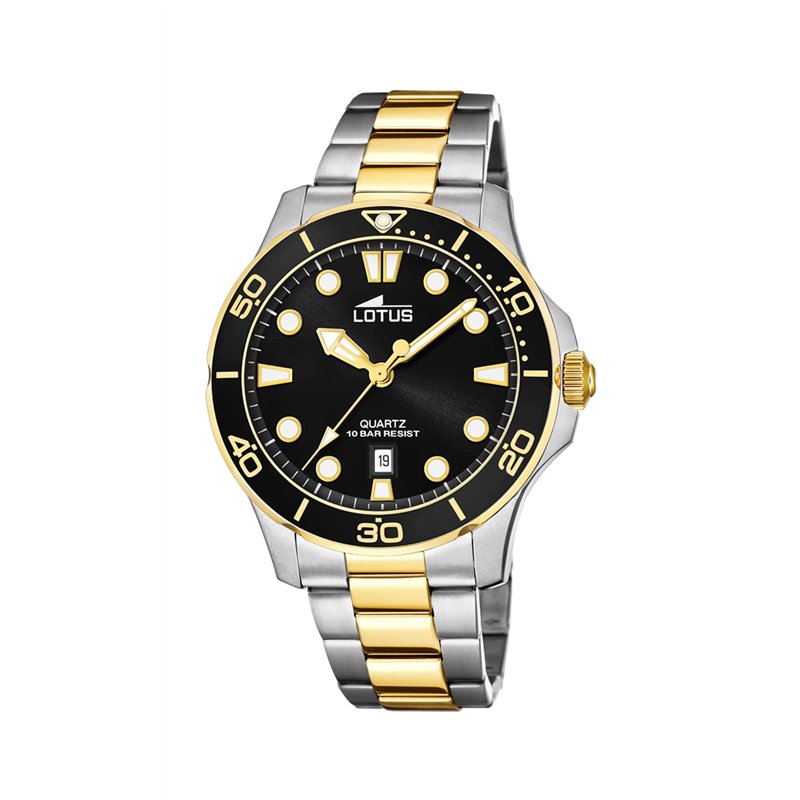 Lotus Homme Analogique Quartz Montre avec Bracelet en Acier Inoxydable 18760/2