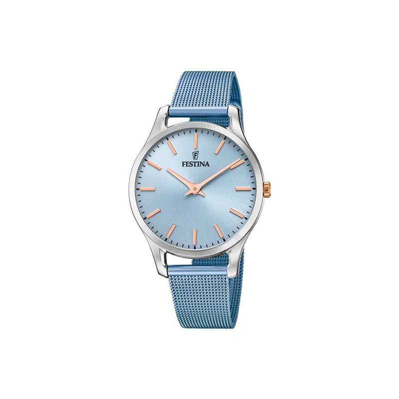 FESTINA Femme Analogique Quartz Montre avec Bracelet en Acier Inoxydable F20506/2