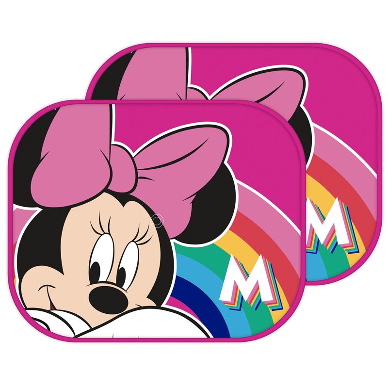 ARDITEX WD15178 Lot de 2 protections de soleil pour fenêtres Disney-Minnie