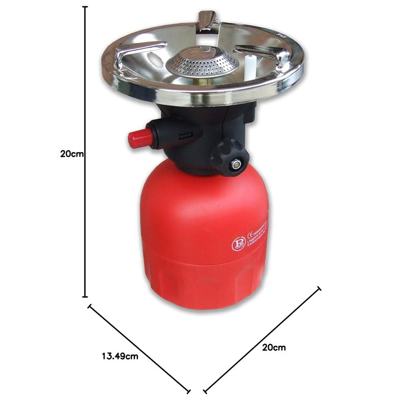 Image secondaire de EXPLORER Kartuschen-Kocher 1.3 KW Réchaud Mixte, Rot | Roo, Taille Unique