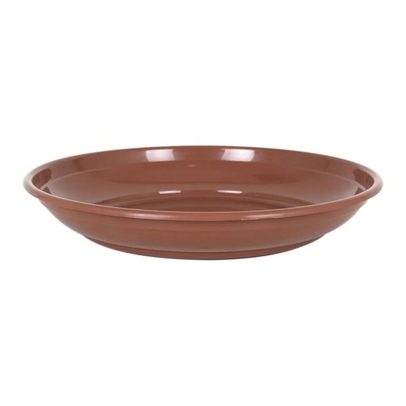 Image secondaire de INDE 123834 Soucoupe pour Pot de Fleurs en céramique Marron