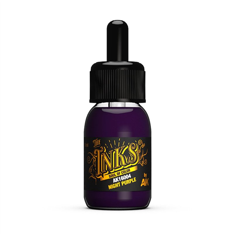 Ak+Interactive++Pot+de+Peinture+-+Inks+Night+Purple+%2830+ml%29