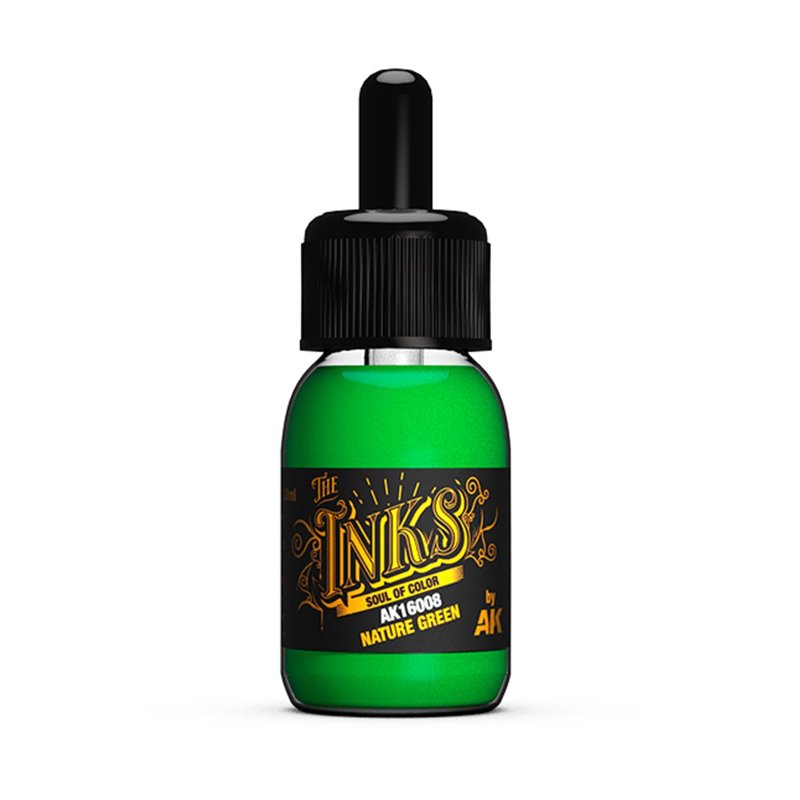 Ak+Interactive++Pot+de+Peinture+-+Inks+Nature+Green+%2830+ml%29