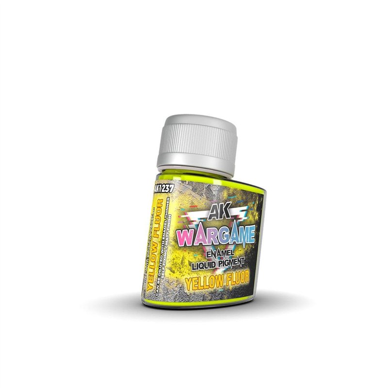 Ak+Interactive+Pot+de+Pigments+Liquide+Enamel+-+Yellow+Fluor+%2835+ml%29