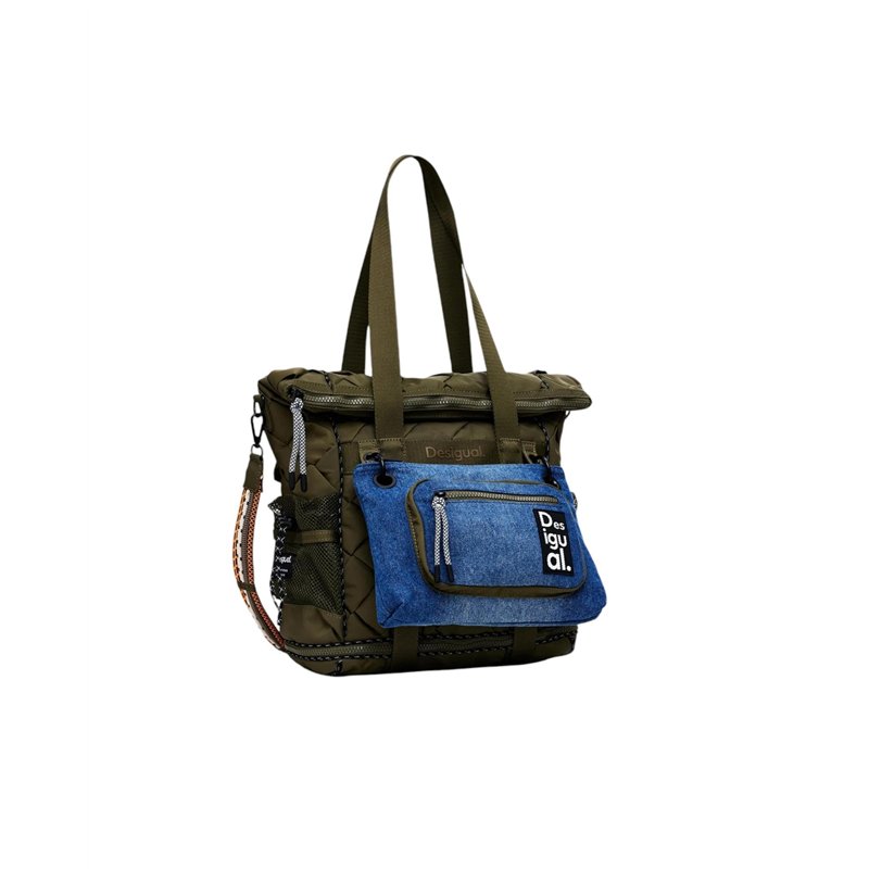 Image secondaire de Desigual Grand Sac à Dos en Nylon pour Femme, Vert, Einheitsgröße