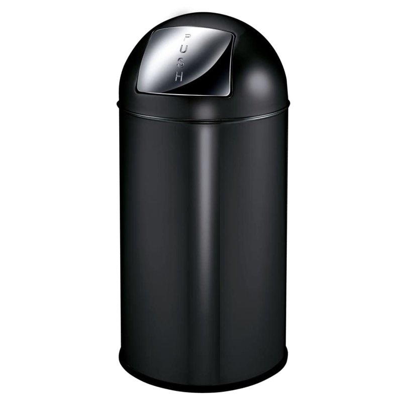 Eko - Poubelle Pushbin - 40 litres - Noir Mat