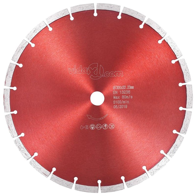 vidaXL - Sägeblätter - Diamant-Trennscheibe Stahl 300 mm