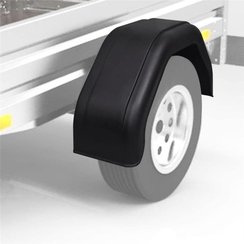 Image secondaire de vidaXL 2X Garde-Boue pour Remorque 200x680 mm Débris Carrosserie Résistant
