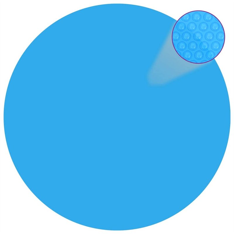 vidaXL Couverture de Piscine Bleu 417 cm PE