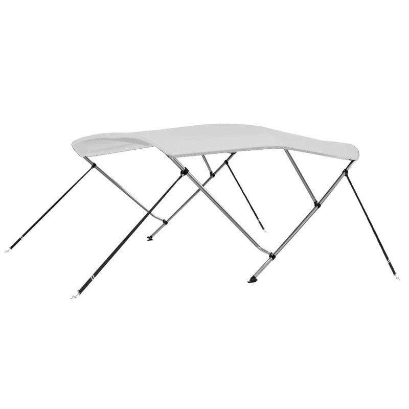 VidaXL Haut de Bikini 3 nœuds Blanc 183 x 196 x 140 cm