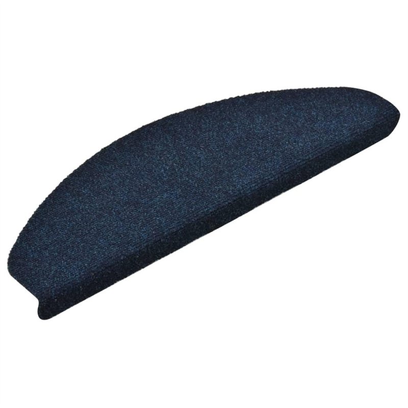 vidaXL - vidaXL Selbstklebende Treppenmatten 15 Stk. Navy 65x21x4cm Nadelvlies