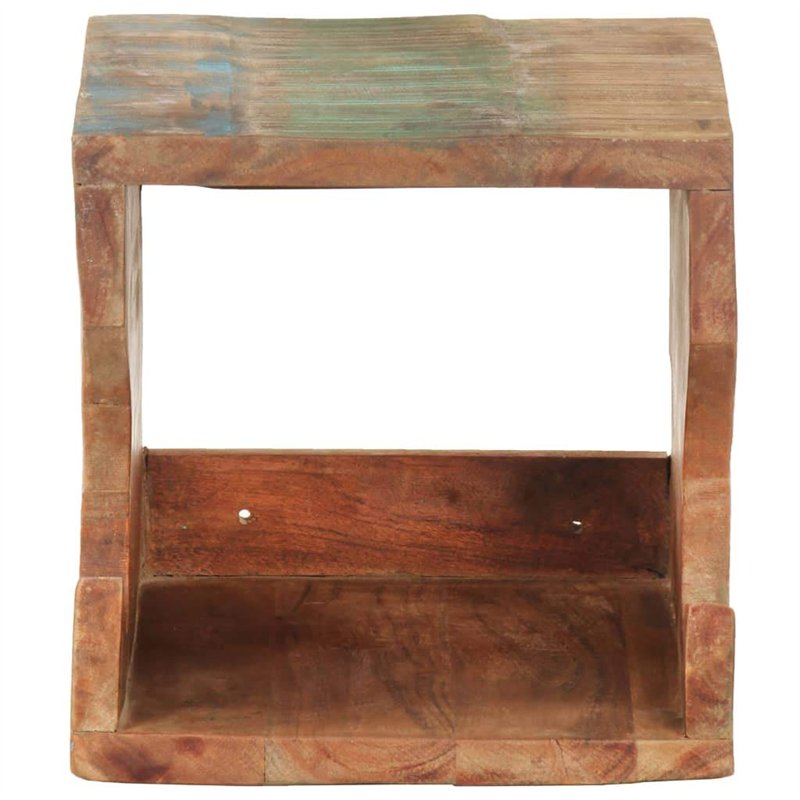 Image secondaire de Support mural de vélos 35x25x25 cm Bois de récupération massif