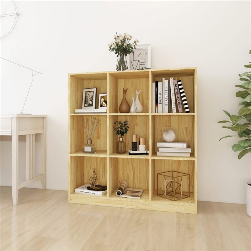 Image secondaire de vidaXL Meuble à livres en pin massif