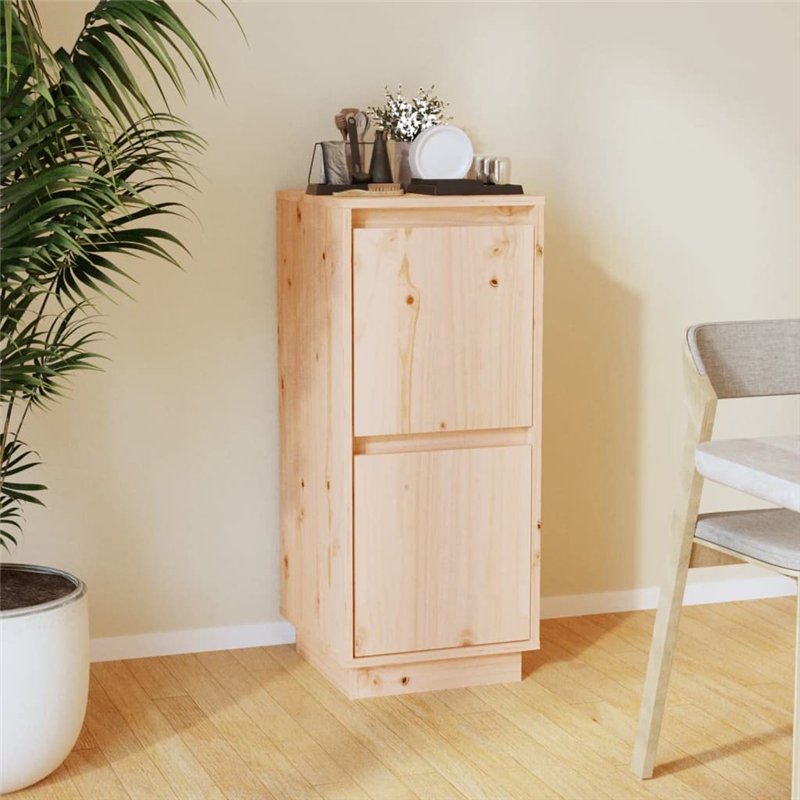 Image secondaire de Buffet en pin massif 31,5 x 34 x 75 cm