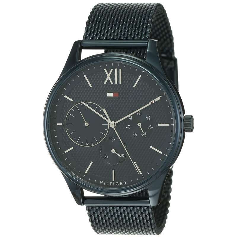 Tommy Hilfiger Montre Homme en Acier Bleu