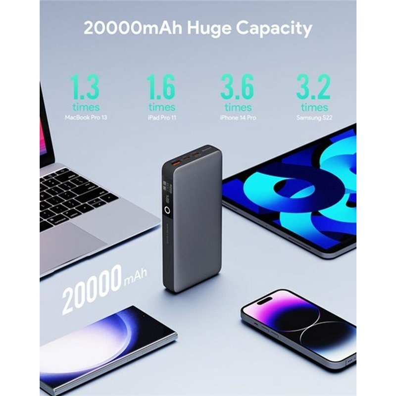 Image secondaire de Powerbank Aukey PB-Y43 Noir 20000 mAh