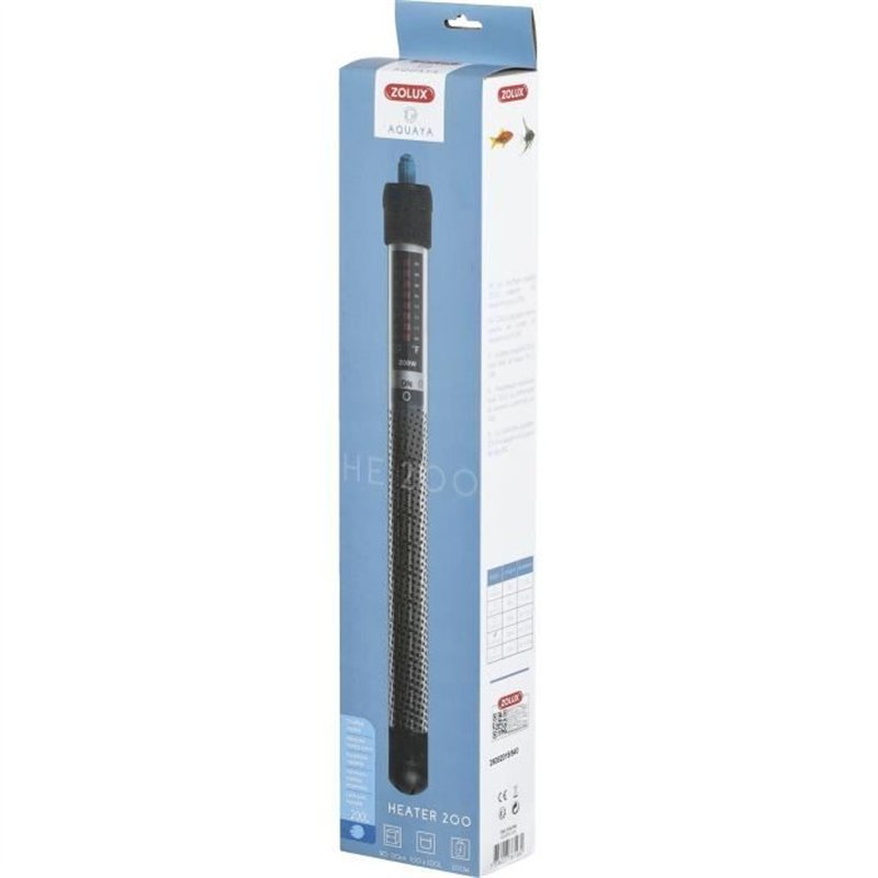 Image secondaire de Chauffage d'aquarium - Zolux - Heater 200 - 200 W - Longueur 32 cm - Pour poissons exotiques