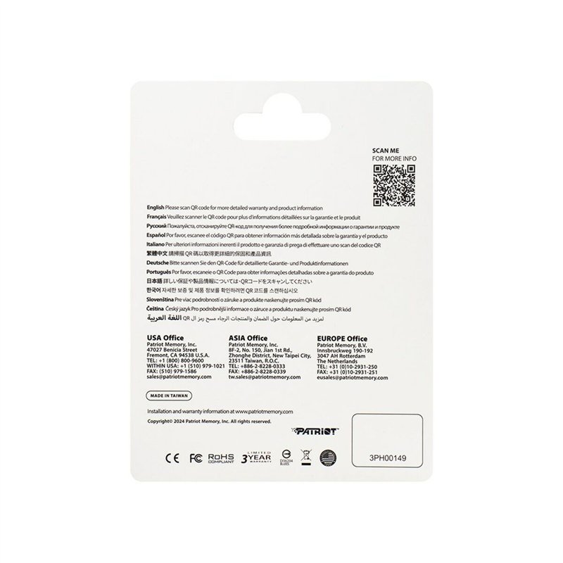 Image secondaire de Carte Mémoire Micro SD avec Adaptateur Patriot Memory PEF512GEP32MCX 512 GB