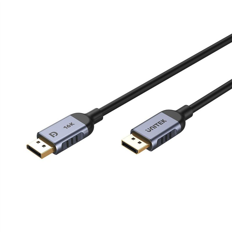 Image secondaire de Câble DisplayPort Unitek C1628GY01-1.5M Noir Gris 1,5 m