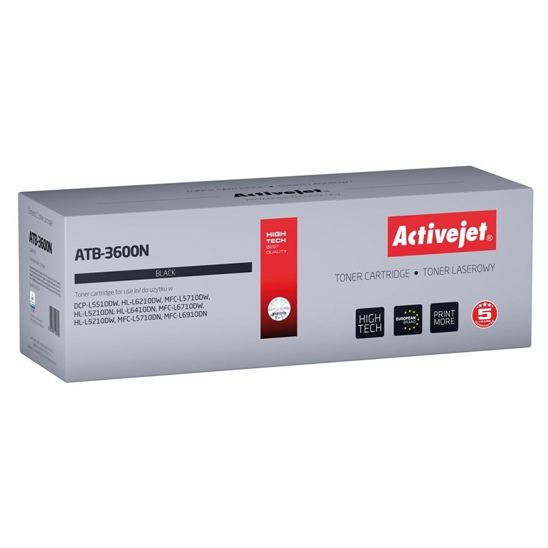 Toner Activejet ATB-3600N Noir