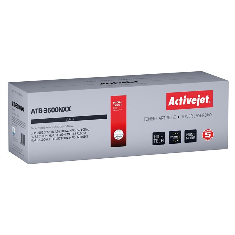 Toner Activejet ATB-3600NXX Noir