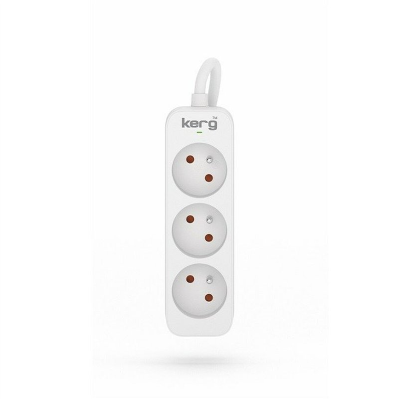 Rallonge 3 prises Schuko sans interrupteur HSK Data M02383 (1,5 m)