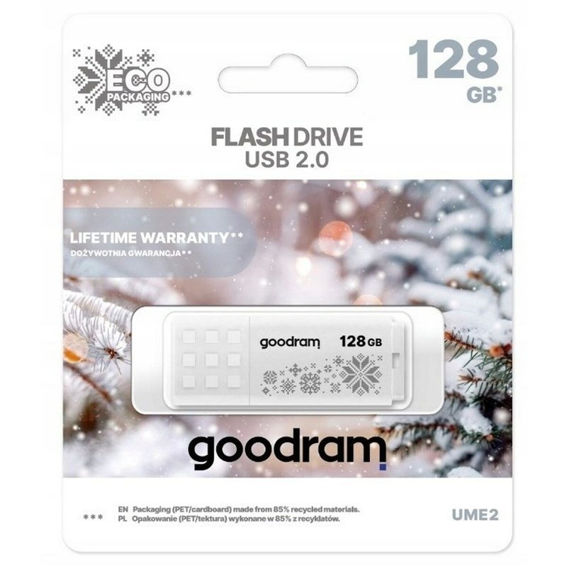Image secondaire de Clé USB GoodRam UME2-1280W0R11-WI Blanc 128 GB