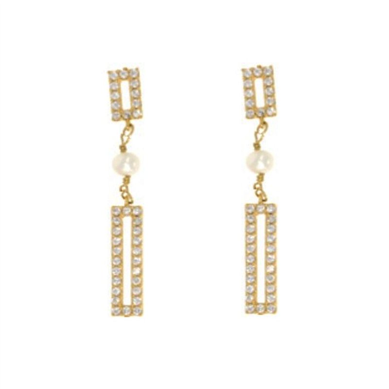 Boucles d´oreilles Femme New Bling 9NB-PRL11C Doré