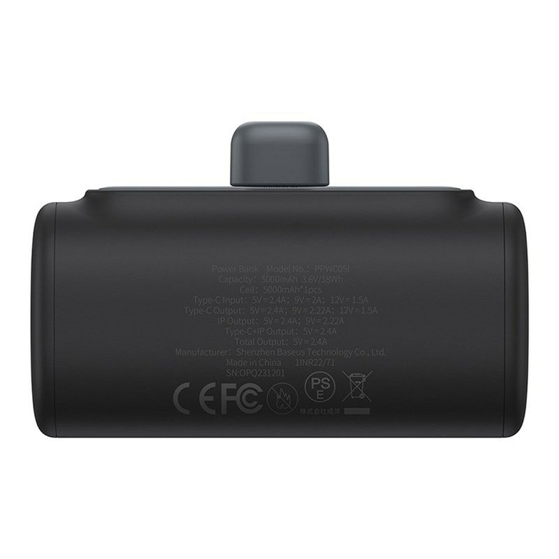 Image secondaire de Powerbank Baseus P10068307113-00 Noir 5000 mAh