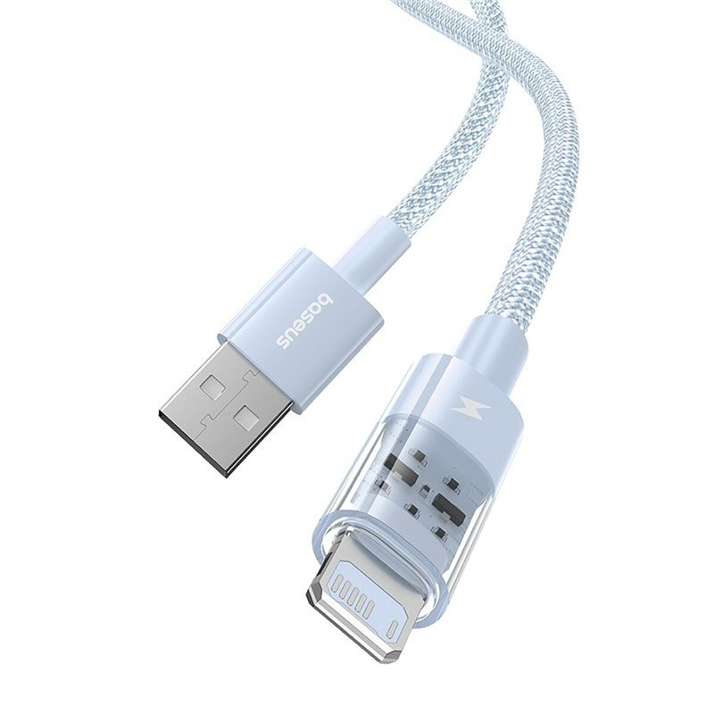 Image secondaire de Câble USB vers Lightning Baseus P10373003311-01 Bleu 2 m