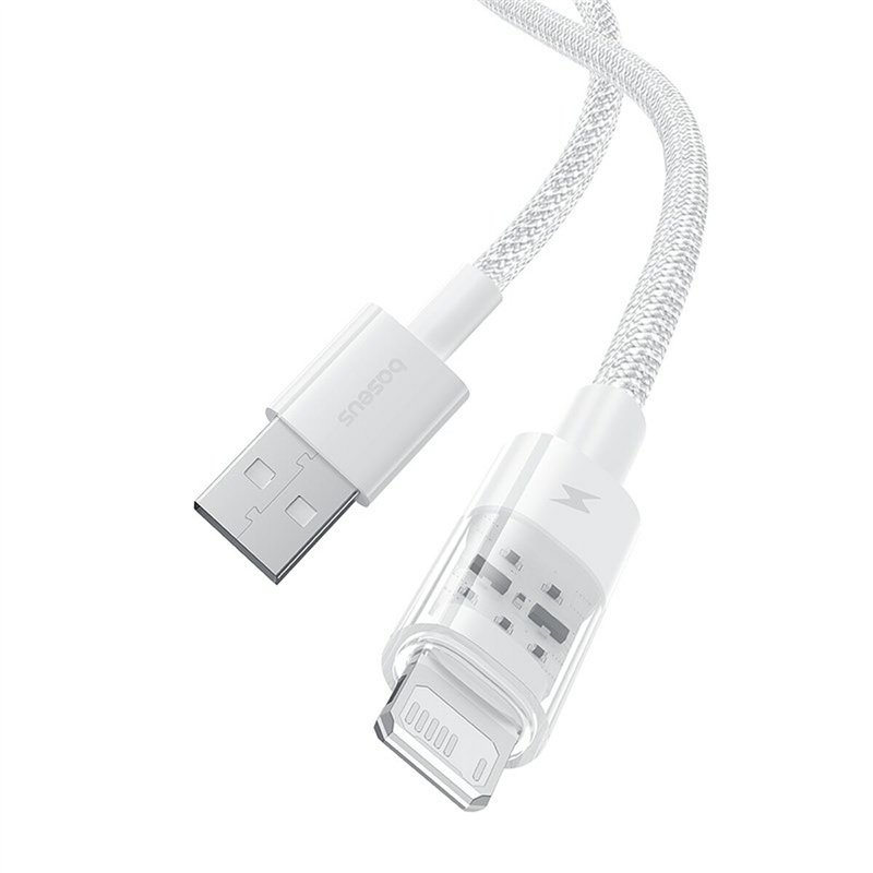 Image secondaire de Câble USB vers Lightning Baseus P10373003211-00 Blanc 1 m