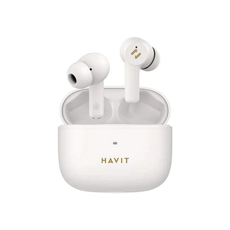 Écouteurs Sans Fil avec Étui de Charge Havit TW958 PRO Beige