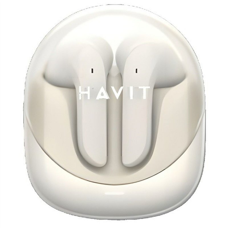Écouteurs Sans Fil avec Étui de Charge Havit Modern Buds Beige