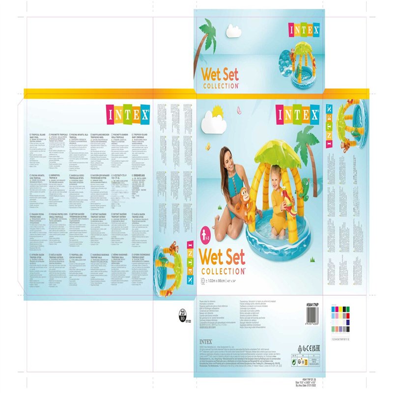 Image secondaire de Piscine pour enfants Intex 102 x 89 x 102 cm