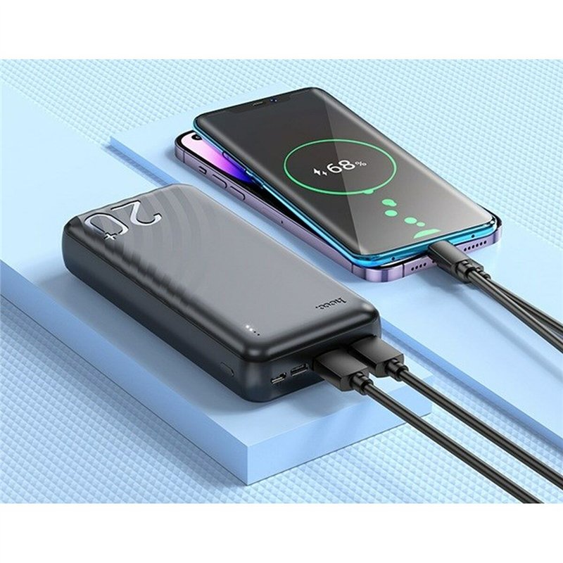 Image secondaire de Powerbank Hoco J123A black Noir 20000 mAh