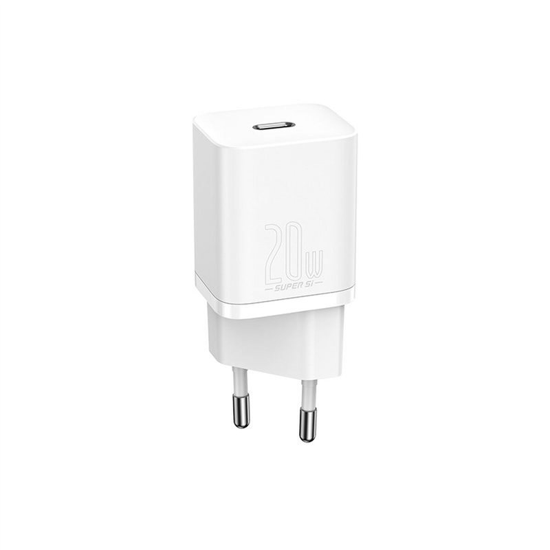 Image secondaire de Chargeur mural Baseus TZCCSUP-B02 Blanc 20 W (1 Unité)