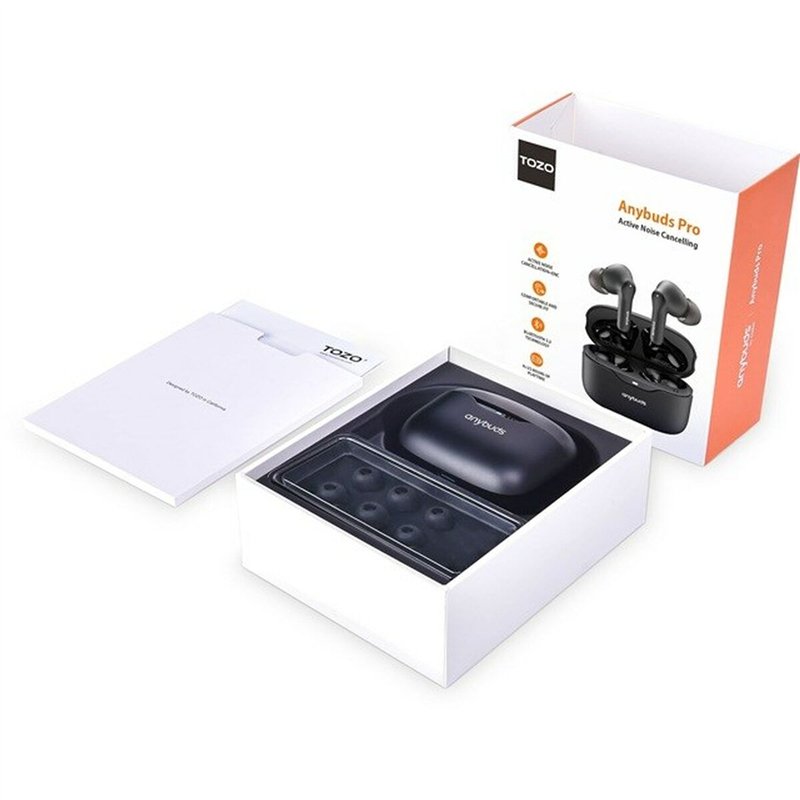 Image secondaire de Écouteurs Sans Fil avec Étui de Charge TOZO Anybuds Pro Noir