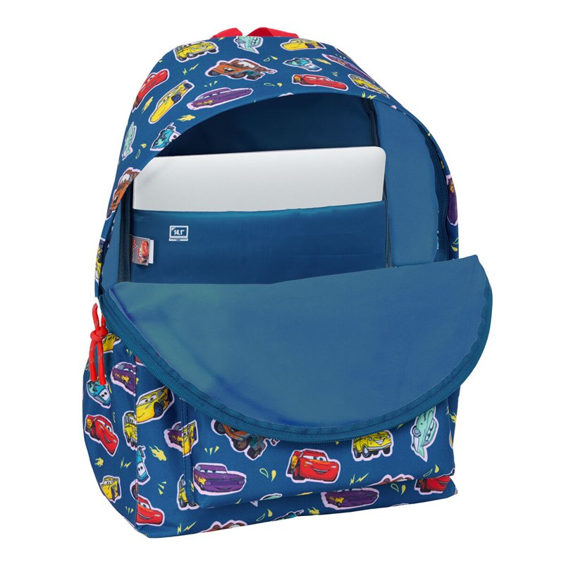 Image secondaire de Sacoche pour Portable Cars Racing Blue marine 31 x 43 x 13 cm