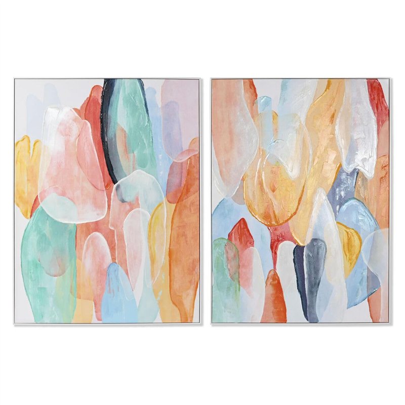 Home ESPRIT Tableau abstrait moderne 90 x 3,5 x 120 cm (2 unités)