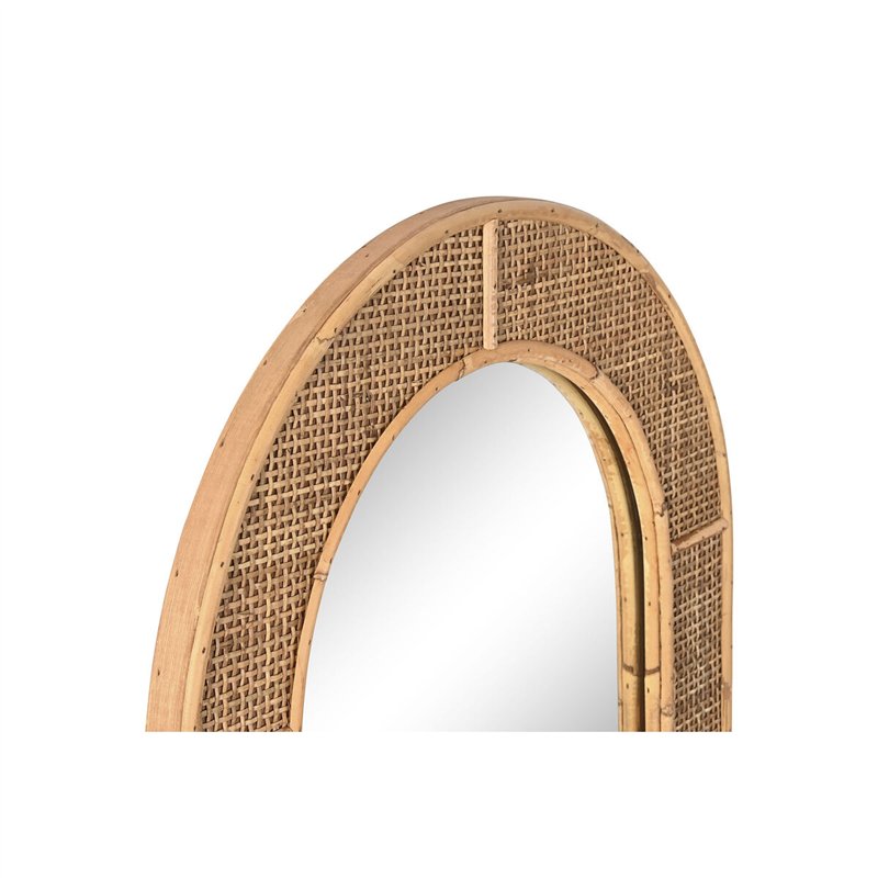 Image secondaire de Miroir mural Home ESPRIT Naturel Scandi 45 x 2 x 120 cm