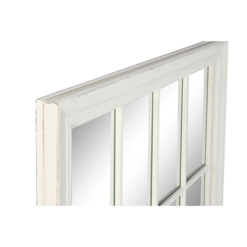 Image secondaire de Miroir mural Home ESPRIT Blanc Fenêtre 68 x 4 x 128 cm